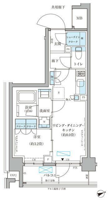 パークアクシス文京本郷の間取り写真