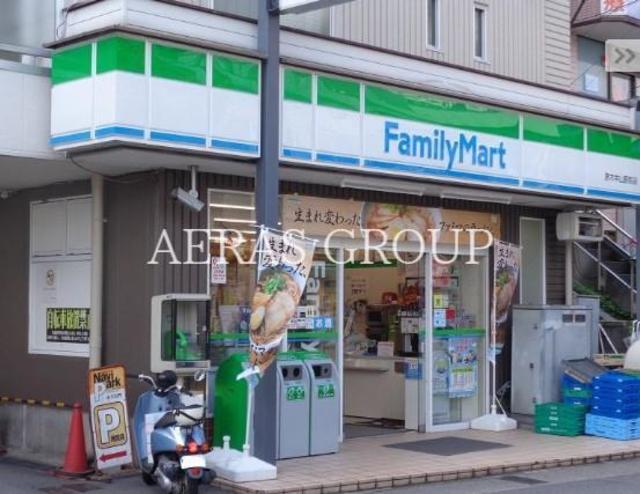 コンビニ　ファミリーマート 原木中山駅前店（コンビニ）まで156m