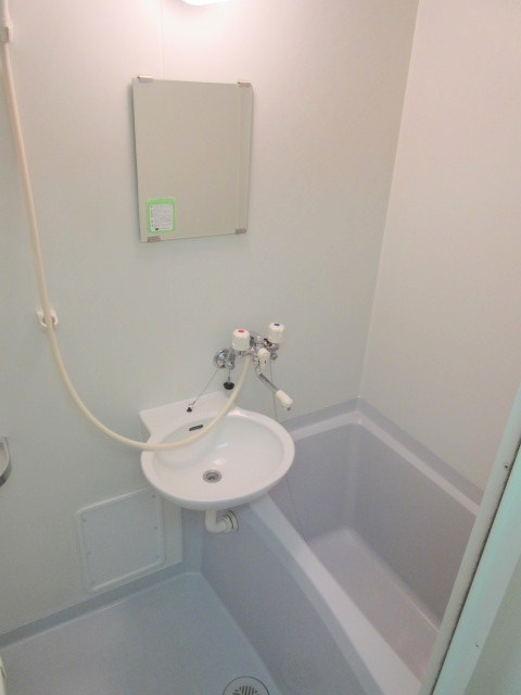 洗面設備　洗面台はバスルームにあります