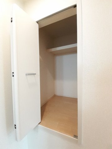 収納　たっぷりとした収納スペースです