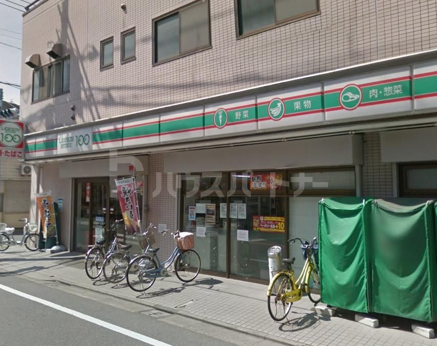 コンビニ　ローソンストア100江戸川松島店（コンビニ）まで80m