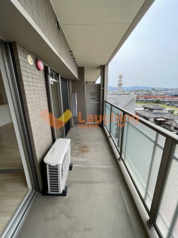 バルコニー　落ち着いた時間を過ごせるバルコニーです