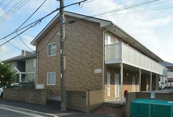 建物外観　レンガ調のおしゃれな外観のアパートです。