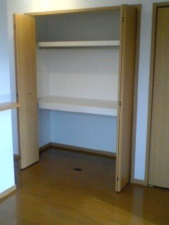 収納　大きなスペースがあり、収納には困りません