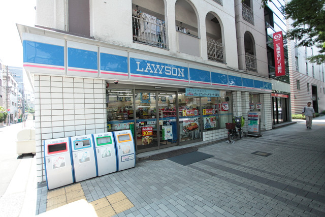 コンビニ　ローソン H入船一丁目店（コンビニ）まで185m
