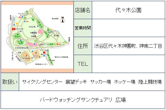 公園　代々木公園（公園）まで642m