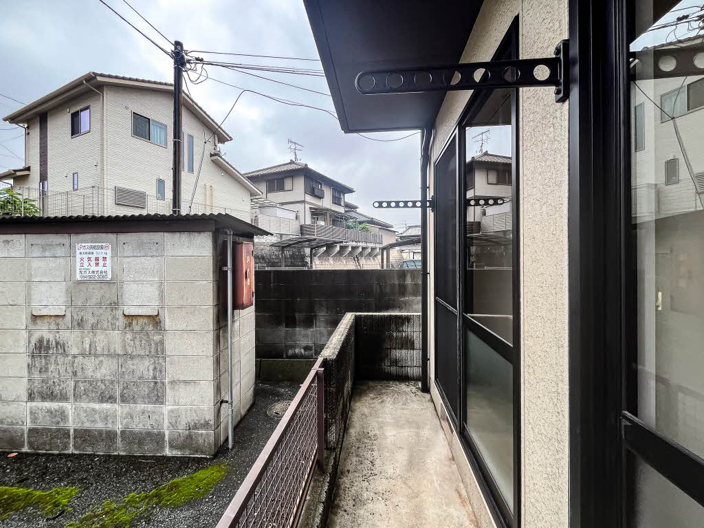 バルコニー　北東向き