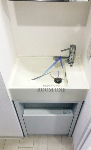 洗面設備　洗面台です。