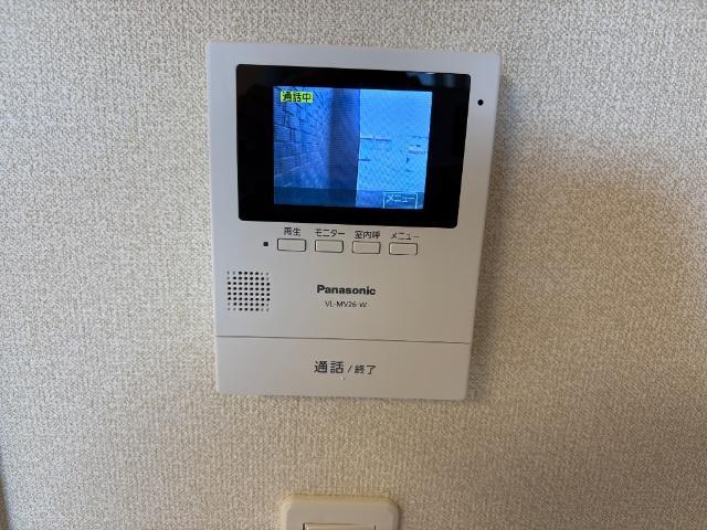 セキュリティ　モニター付きインターホン