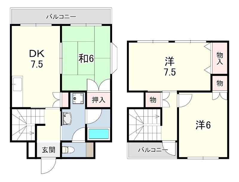 パレオーギの間取り写真