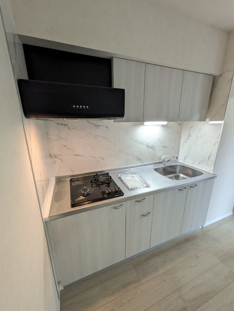 キッチン　【使いやすい壁付けキッチン】お部屋のスペースを広々使える壁付