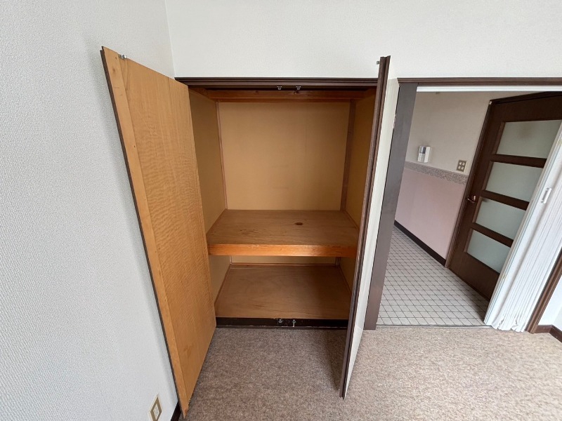 収納　こちらには収納スペースがあります。あると便利！