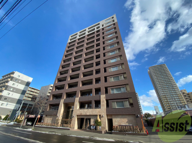 建物外観　札幌市中央区北３条西「ライオンズマンション知事公館前」