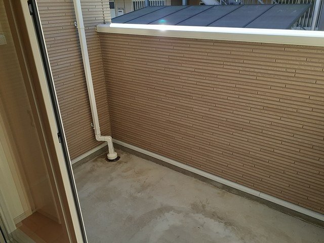 バルコニー　落ち着いた時間を過ごせるバルコニーです