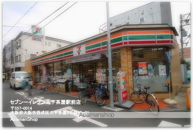 コンビニ　セブンイレブン天下茶屋駅前店（コンビニ）まで400m