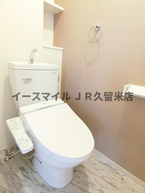 トイレ　ゆったりとした空間のトイレです