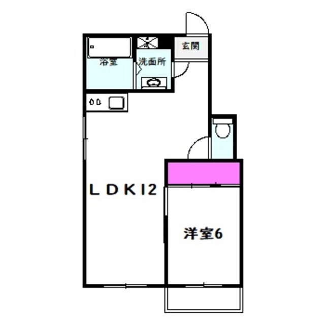 マンション武蔵の間取り写真