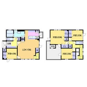 美園8ー2戸建の間取り写真