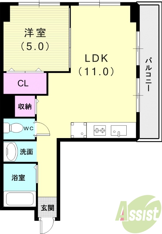 vent de mer西明石の間取り写真