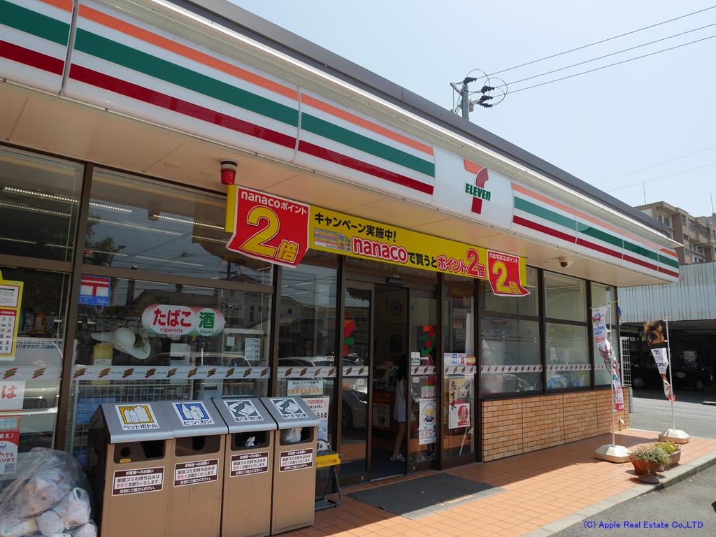 コンビニ　【セブンイレブン小倉神幸町店】（コンビニ）まで424m
