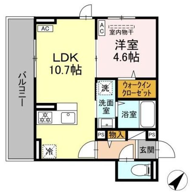 D Paina Namamugi IIIの間取り写真