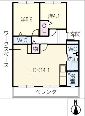 大野コーポの間取り写真