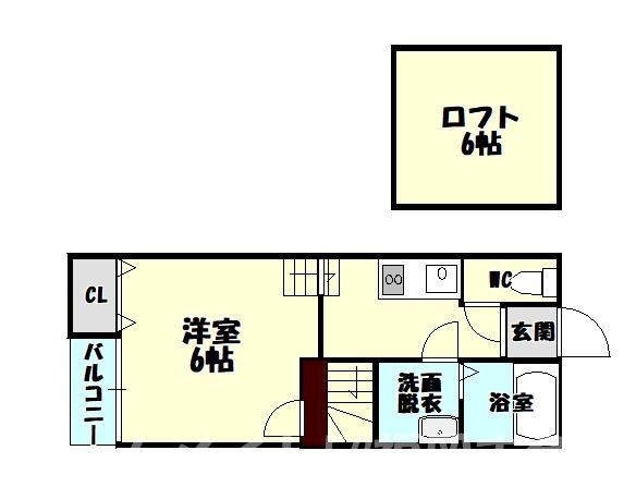 ＪＲ篠栗線 柚須駅 徒歩7分 2階建 築16年の間取り写真