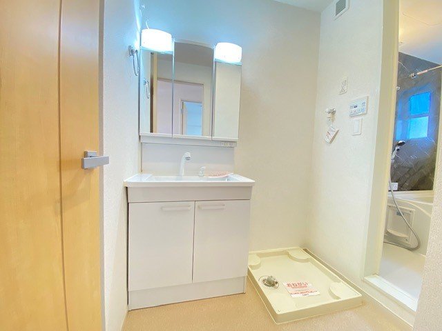 洗面設備　洗面所です