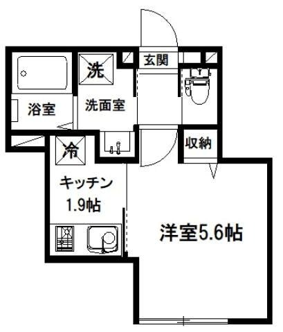 東京メトロ丸ノ内線 東高円寺駅 徒歩13分 2階建 築1年の間取り写真
