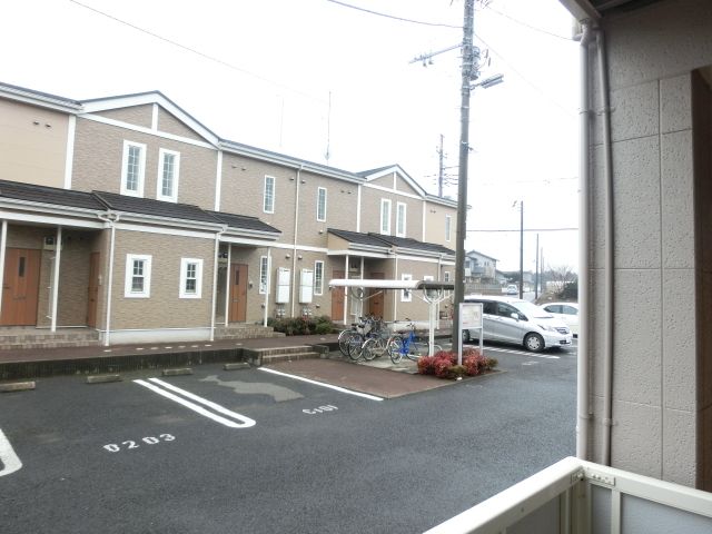 眺望　１階からの景色です！