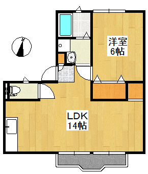 RE APARTMENTの間取り