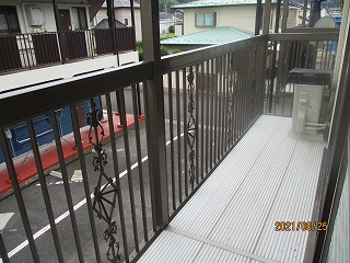 バルコニー　外にも洗濯物を干せます