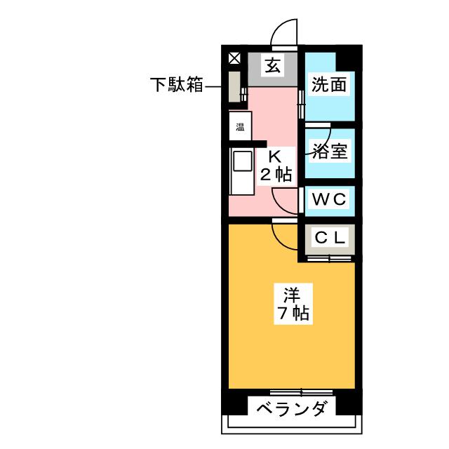 ラフィネ多屋IIIの間取り