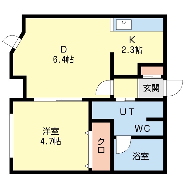 プランドール西町の間取り