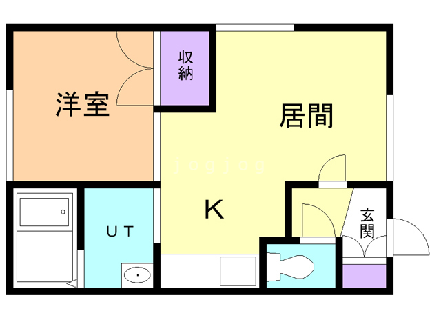 ベルメゾン８の間取り