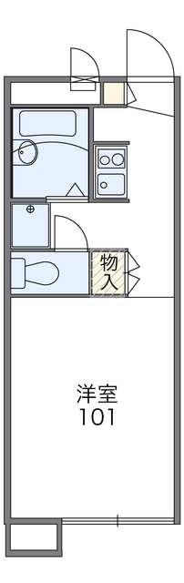 高松市仏生山町のアパートの間取り