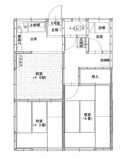 須藤荘の間取り