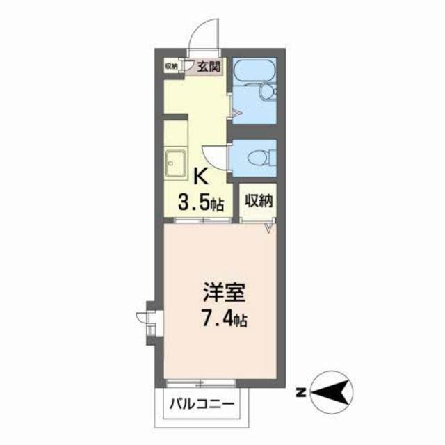 サンクレストＭの間取り