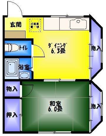 コーポ丸杉の間取り