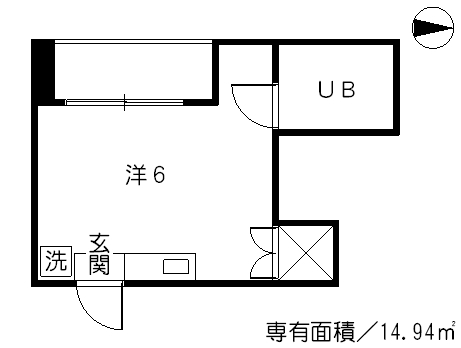 和陽ハイツの間取り