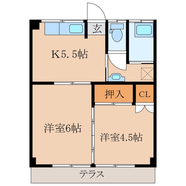 ハイツアムールの間取り