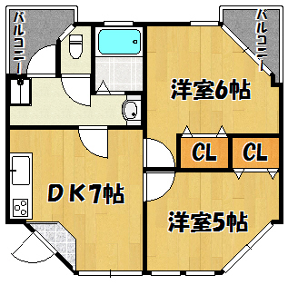 グリーンパレスの間取り