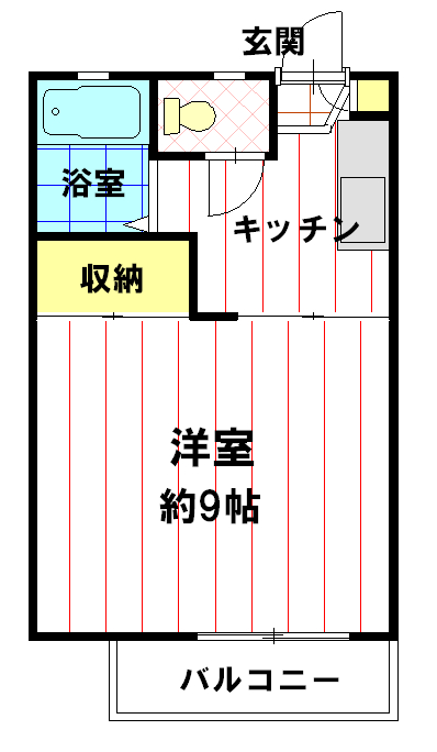 フレグランス七瀬の間取り