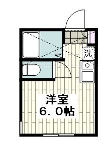 神奈川県横浜市南区中里３（アパート）の賃貸物件の間取り