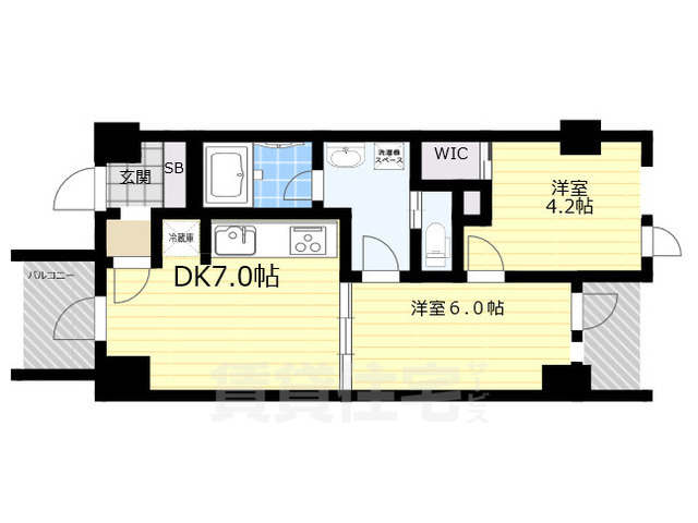 ドゥーエ錦糸町の間取り