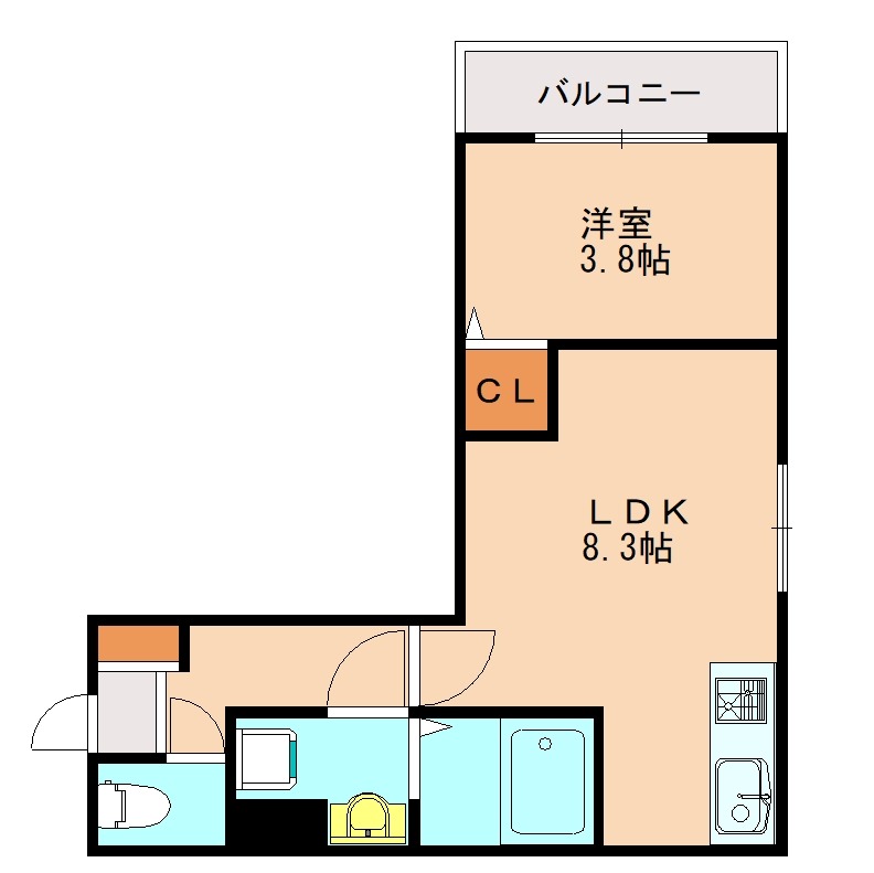 エスペランサ和白の間取り