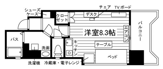 【サンラビール真鶴の間取り】