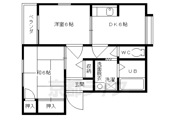 シャルマン２１の間取り