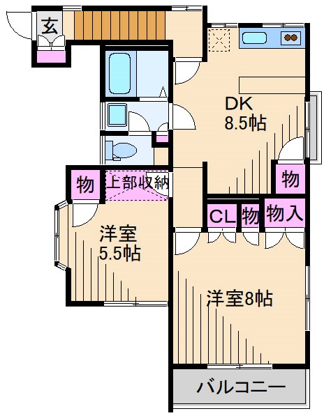 【ウッドベルの間取り】