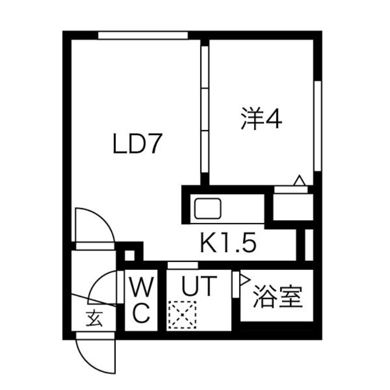 ラフィーネ栄町の間取り